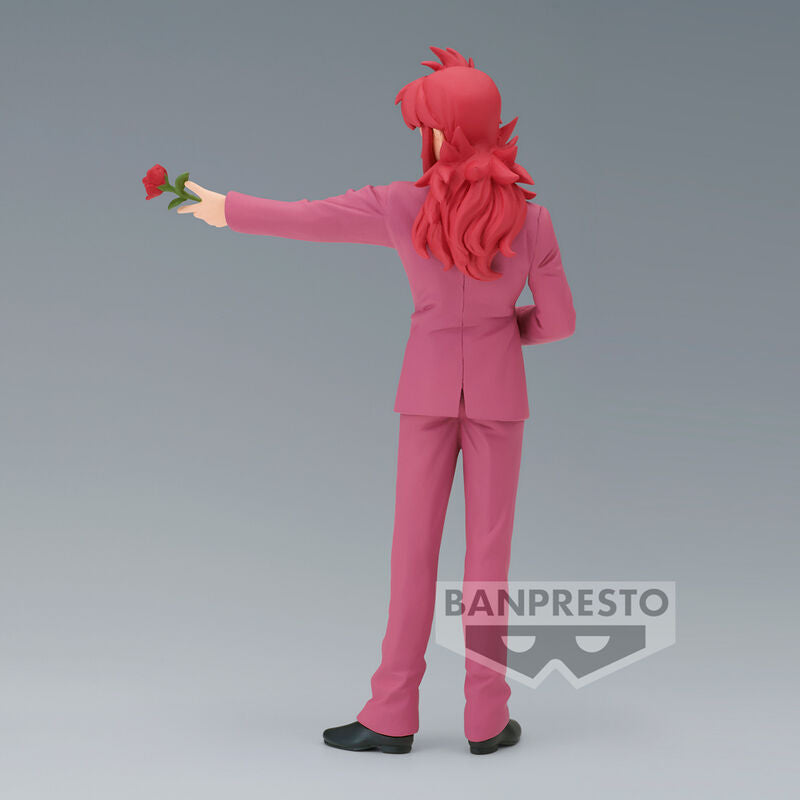 Vue arrière de la figurine Kurama DXF mettant en avant la qualité de la finition et les détails du manteau
