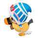 Présentation de la figurine Fluffy Puffy Karo sur socle, idéale pour collectionneurs
