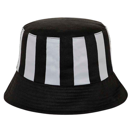 Vue latérale du chapeau seau enfant Wednesday, couleur et texture détaillées