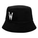 Chapeau bob enfant Wednesday de KARACTERMANIA en taille 55cm présenté sur fond blanc, style fisherman's cap