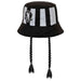 Détail du tressage artisanal du chapeau bob Wednesday, mettant en valeur la qualité des matériaux utilisés