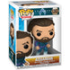 Vue rapprochée de la figurine Funko POP Aquaman avec ses couleurs vives et son design fidèle au personnage du film Aquaman and the Lost Kingdom