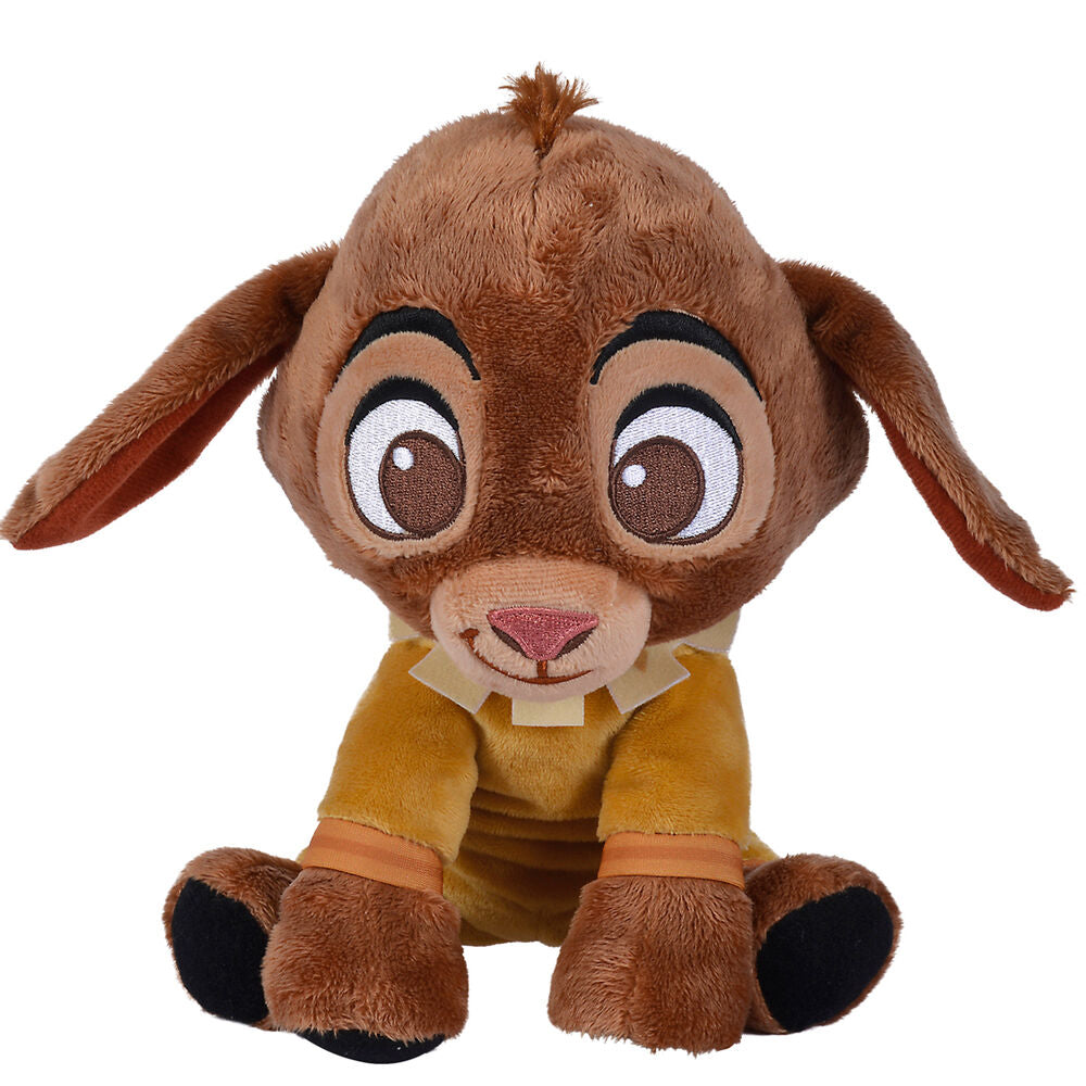 Peluche Disney Wish Valentino 23cm vue de face avec détails précis