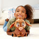 Profil latéral de la peluche Disney Wish Valentino montrant la texture