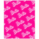Détail du tissu doux et motif Barbie Coral du plaid MATTEL