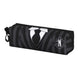 Image de la trousse Wednesday Uniform ouverte, affichant l'intérieur spacieux pour stylos et accessoires