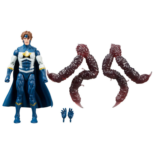 Vue avant de la figurine Marvel Legends Justice New Warriors articulée de 15 cm par HASBRO