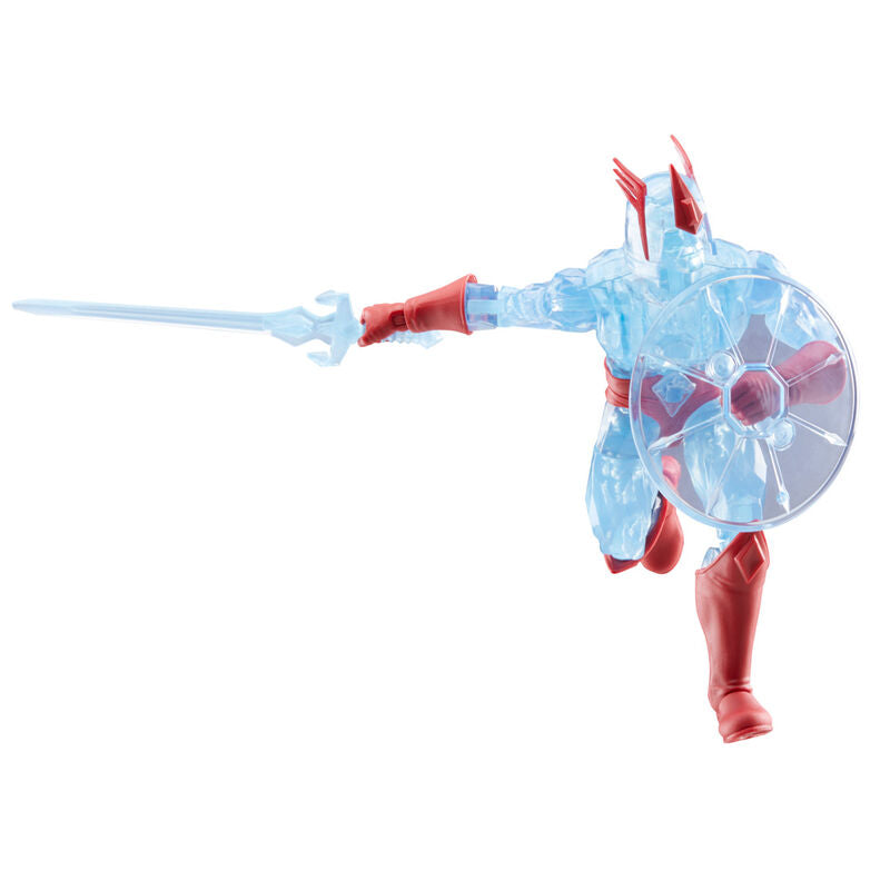 Figurine Crystar Marvel Legends montrant les articulations flexibles des bras