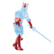 Figurine Marvel Legends Crystar en position dynamique sur un socle transparent