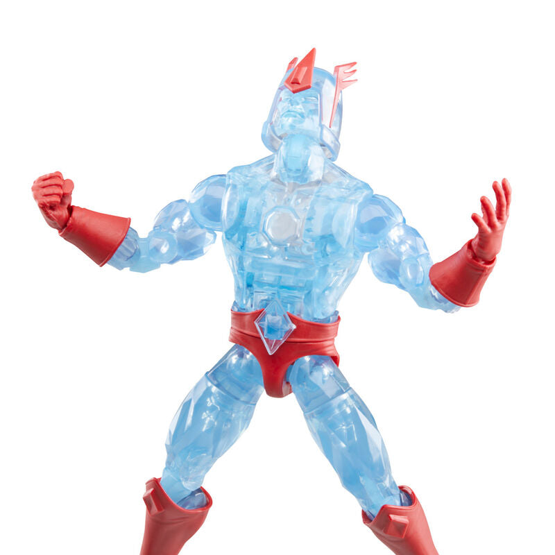 Vue arrière de la figurine Marvel Crystar montrant les détails du dos