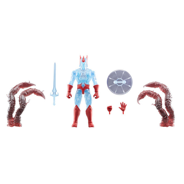 Figurine Marvel Legends Crystar 15cm vue de face avec détails articulés