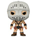Vue rapprochée de la figurine Funko POP Lord Humungus avec détails précis et emballage collector