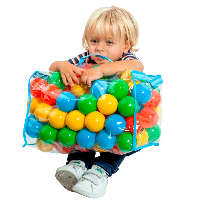 Sac de rangement zippé compact contenant les balles MOLTO, facile à transporter et stocker
