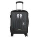 Valise trolley cabine Wednesday Uniform KARACTERMANIA vue de face avec poignée rétractable