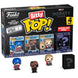 Vue rapprochée sur la figurine Bitty POP Captain America de la série Infinity Saga FUNKO