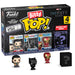 Zoom sur une figurine Bitty POP Loki Marvel avec détails soignés et base acrylique détachable