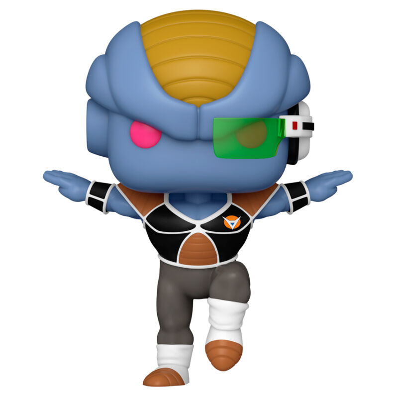 Vue détaillée de la figurine Funko POP Burter Dragon Ball Z avec ses couleurs vives et sa boîte fenêtre d'origine