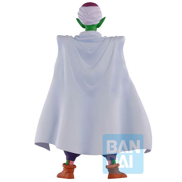 Détail de la tête et du visage de la figurine Piccolo Masterlise Ichibansho par BANPRESTO