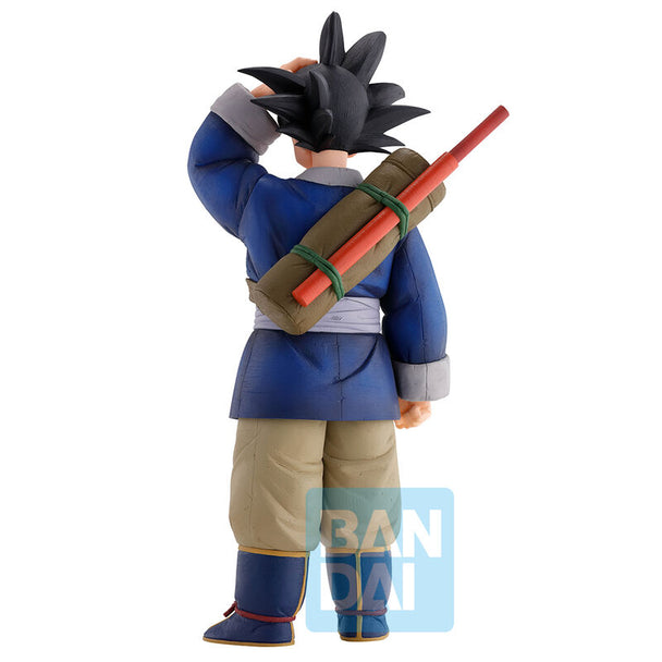 Détail du visage expressif de la figurine Son Goku Masterlise BANPRESTO