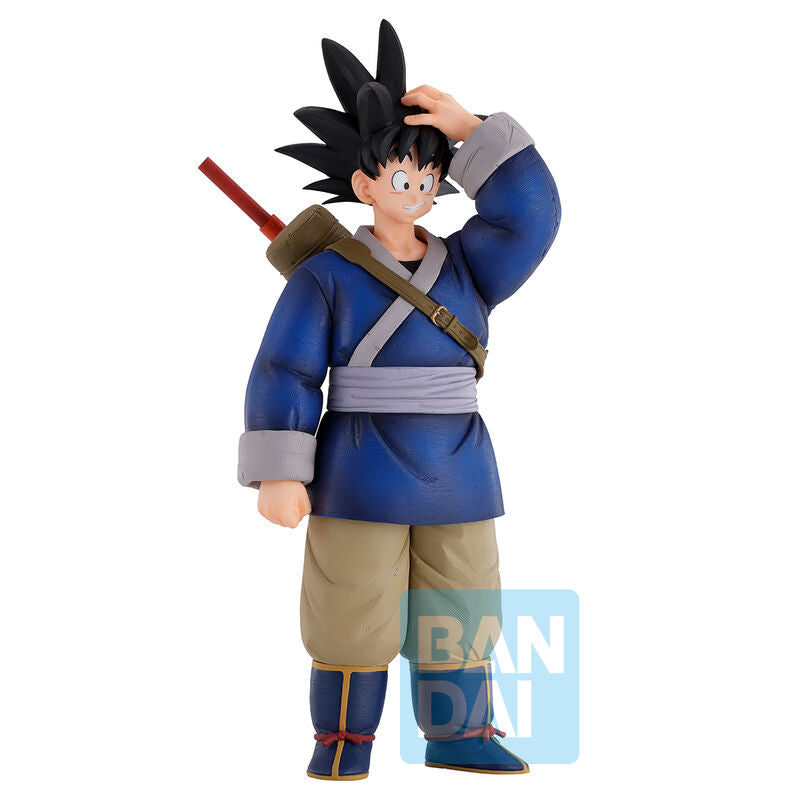 Arrière de la figurine Son Goku montrant les détails du costume et des cheveux
