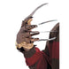Gant Freddy Krueger adulte Nightmare on Elm Street avec lames métalliques sur fond blanc
