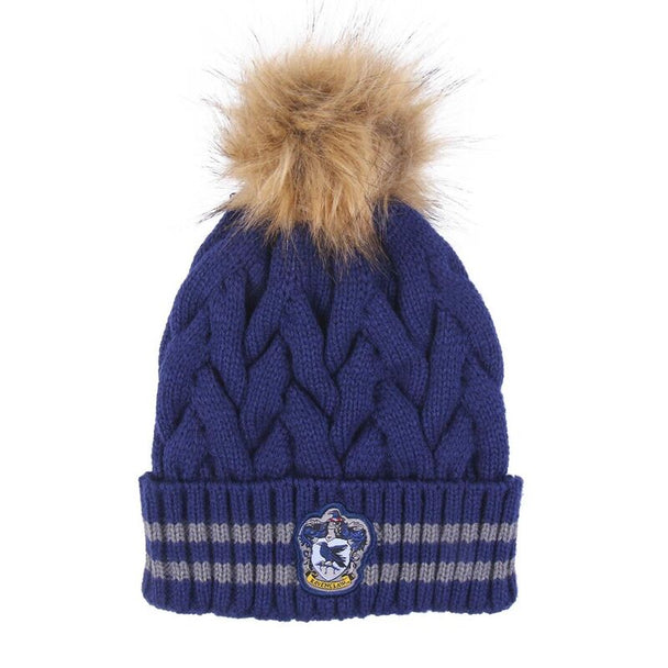 Bonnet Harry Potter Ravenclaw CERDÁ en acrylique bleu avec logo maison