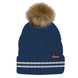 Vue de face du bonnet Ravenclaw avec l'emblème doré sur fond bleu