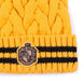 Bonnet taille unique Harry Potter posé sur un fond neutre mettant en valeur ses couleurs vives et son style hivernal