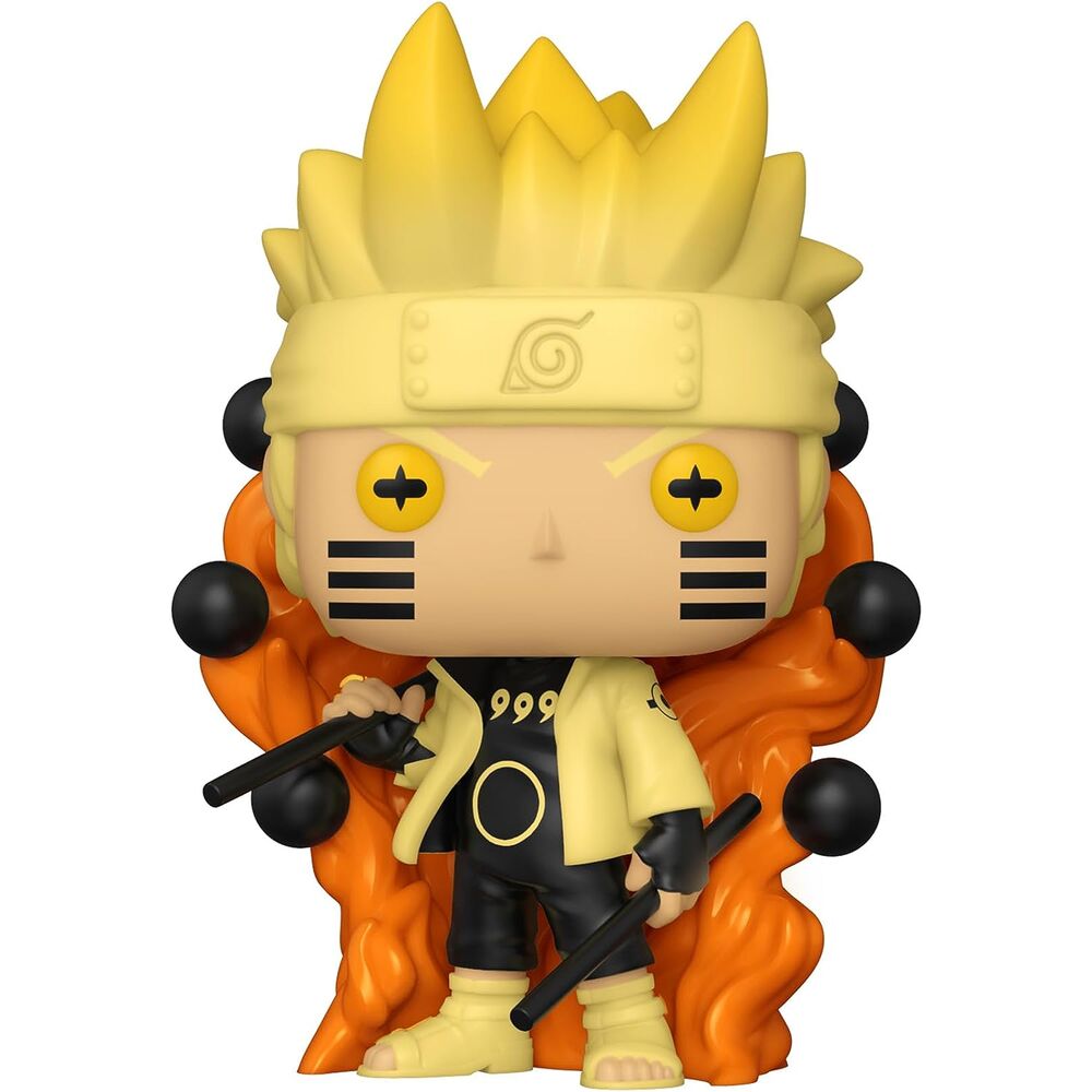 Figurine Funko POP Naruto Uzumaki Six Path Sage Glow vue de face en boîte vitrine transparente