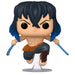 Vue détaillée de la figurine Funko POP Inosuke Hashibira Demon Slayer version Chase exclusive