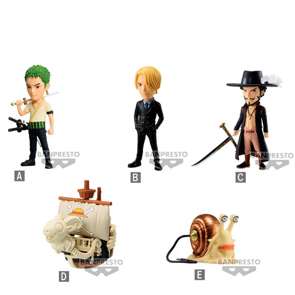 Figurine One Piece Netflix Vol.2 de 7cm par BANPRESTO, vue de face avec détails soignés.