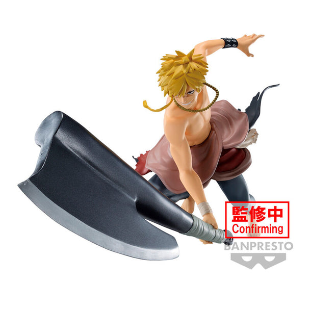 Figurine BANPRESTO Aza Chobe de la série Hells Paradise, vue de face, hauteur 19cm
