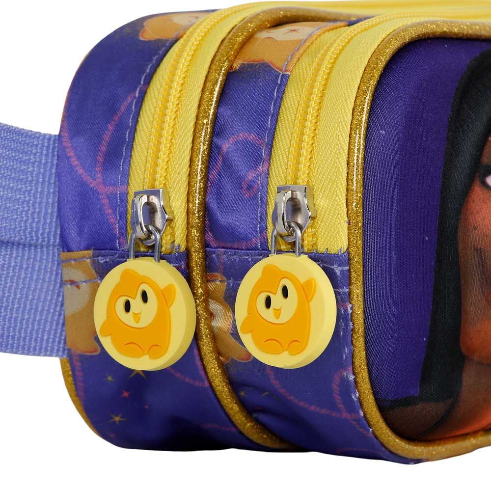 Image de la trousse Disney Wish posée sur une surface blanche mettant en valeur ses dimensions compactes