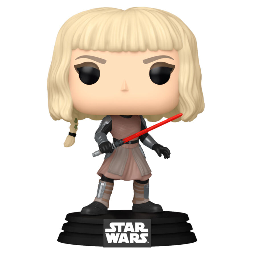 Figurine Funko POP Ahsoka 2 Shin Hati Star Wars en vinyle de 9 cm avec boîte vitrée.
