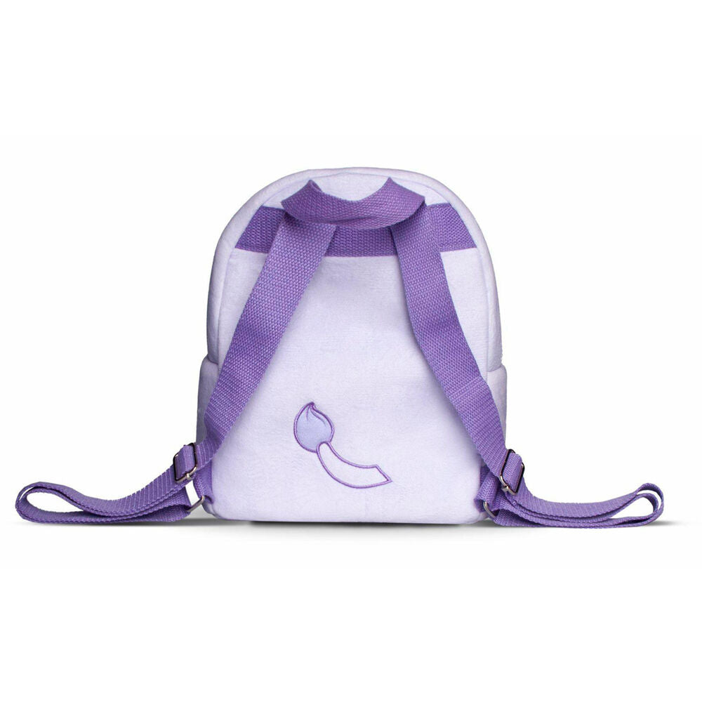 Sac à dos Bubba Squishmallows porté par un enfant, illustrant sa taille pratique et son confort