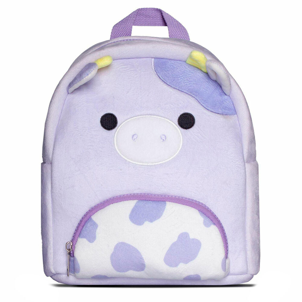 Sac à dos peluche Squishmallows Bubba en tissu Teddy fur doux avec broderies détaillées