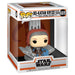 Figurine FUNKO POP Bo-Katan Kryze en édition Deluxe montrant les détails de la tenue et des accessoires sur fond neutre