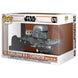 Figurine POP Mandalorian pilotant le N-1 Starfighter avec des détails précis du vaisseau et des couleurs fidèles