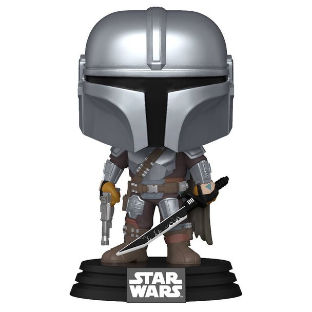 Figurine Funko POP Star Wars The Mandalorian de 9 cm dans sa boîte vitrine avec fenêtre transparente
