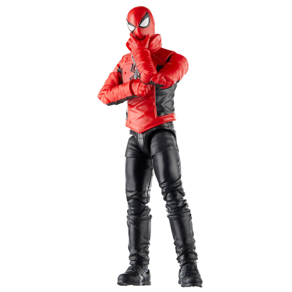 Figurine Spiderman Last Stand en pose dynamique sur fond blanc studio
