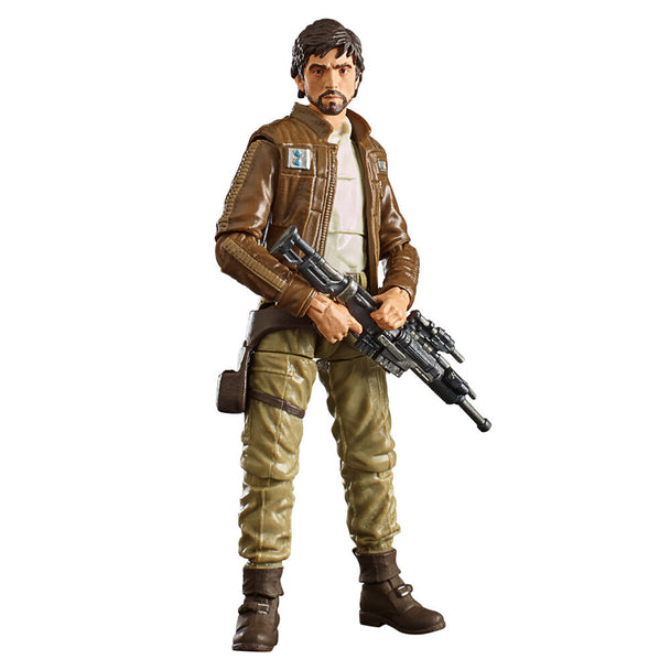Détail du visage réaliste de la figurine Captain Cassian Andor HASBRO dans sa tenue de Rogue One