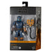 Figurine articulée The Mandalorian 15cm vue de face avec casque emblématique