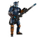 Vue latérale de la figurine The Mandalorian 15cm montrant les articulations mobiles