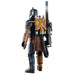 Figurine The Mandalorian 15cm posée sur un socle avec décor Star Wars