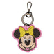 Porte-clés Loungefly Minnie Mouse en cuir vegan avec visage classique de Minnie