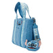 Vue de face du sac Stitch avec porte-monnaie assorti et bandoulière réglable en nylon