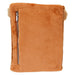 Détail du tissu brodé et appliqué représentant un Ewok sur la couverture du carnet
