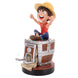 Support Cable Guy Luffy tenant un smartphone iPhone en position verticale