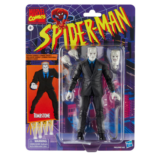 Figurine Marvel Spiderman Tombstone de face, hauteur 15 cm, articulée avec détails précis