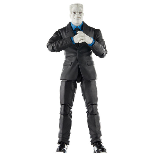 Gros plan sur le visage menaçant de la figurine Tombstone de HASBRO, articulation visible